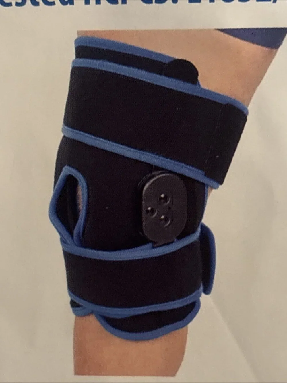 Cryo Pneumatic Cold Compression Therapy Knee Brace w/2 Gel Packs L1832 L1833